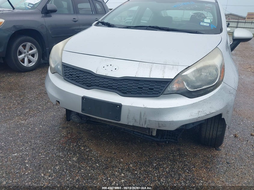 2016 Kia Rio VIN KNADM4A36G6552998 IAAI salvage auction — FRONT END, Original (Texas), sold $825 on 2026-07-15 (photo 6)