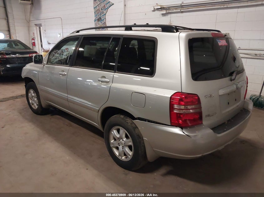 2003 Toyota Highlander VIN JTEHF21A530125998 IAAI salvage auction — NORMAL WEAR, Clear (Minnesota), sold $475 on 2026-07-08 (photo 3)