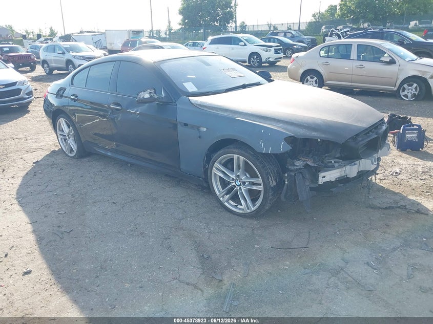 2015 BMW 6er VIN WBA6A0C5XFD318947 IAAI salvage auction — NORMAL WEAR, Salvage (Pennsylvania), sold $725 on 2026-07-10 (photo 1)
