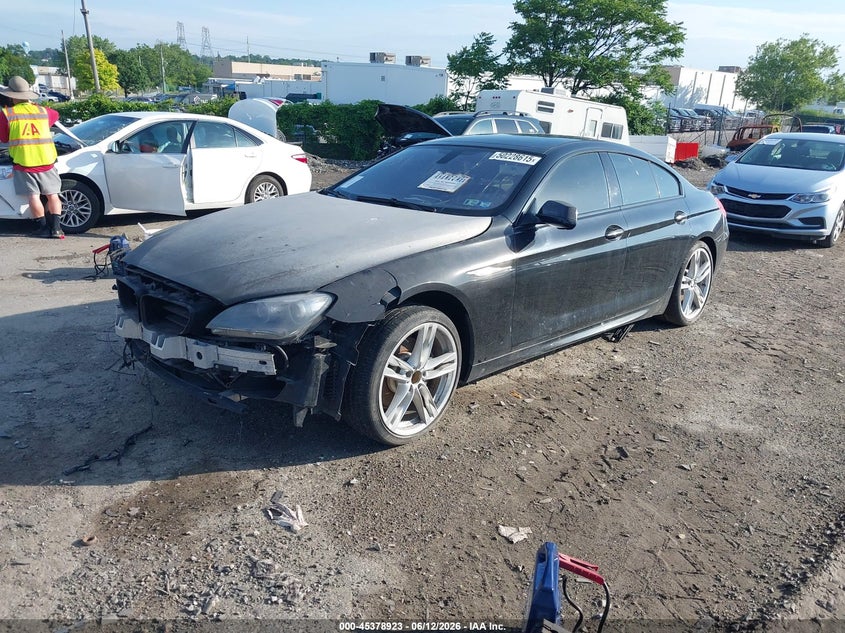 2015 BMW 6er VIN WBA6A0C5XFD318947 IAAI salvage auction — NORMAL WEAR, Salvage (Pennsylvania), sold $725 on 2026-07-10 (photo 2)