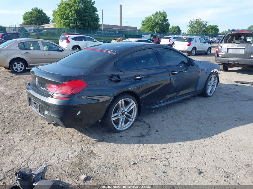 2015 BMW 6er VIN WBA6A0C5XFD318947 IAAI salvage auction — NORMAL WEAR, Salvage (Pennsylvania), sold $725 on 2026-07-10 (photo 4)