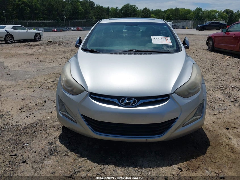 2015 Hyundai Elantra VIN KMHDH4AE6FU298675 IAAI salvage auction — NORMAL WEAR, Repossession Paperwork (Georgia), sold $750 on 2026-07-16 (photo 6)