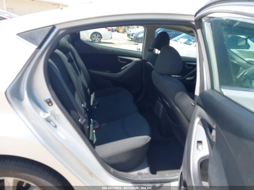 2015 Hyundai Elantra VIN KMHDH4AE6FU298675 IAAI salvage auction — NORMAL WEAR, Repossession Paperwork (Georgia), sold $750 on 2026-07-16 (photo 8)