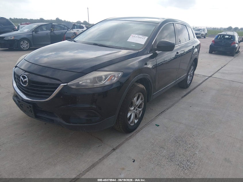 2015 Mazda Cx-9 VIN JM3TB2CA8F0469344 IAAI salvage auction — LEFT FRONT, Salvage (Texas), sold $750 on 2026-07-24 (photo 2)