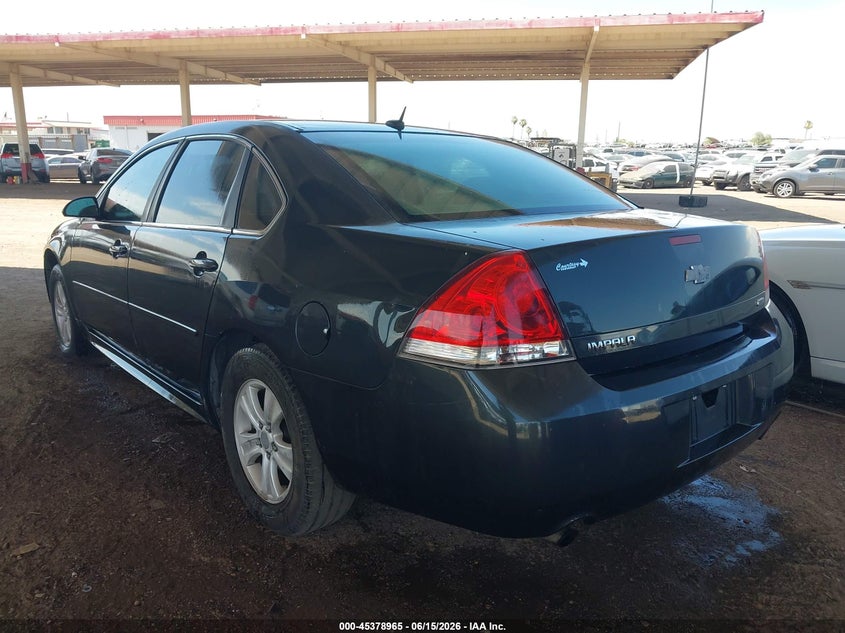 2014 Chevrolet Impala limited VIN 2G1WA5E33E1112920 IAAI salvage auction — FRONT END, Clear (Arizona), sold $375 on 2026-07-07 (photo 3)