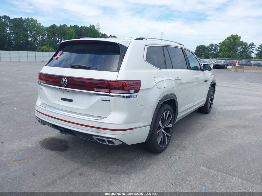 2025 Volkswagen Atlas VIN 1V2FR2CA6SC550870 IAAI salvage auction — Exterior Burn, Clear, sold $26,975 on 2026-09-23 (photo 4)