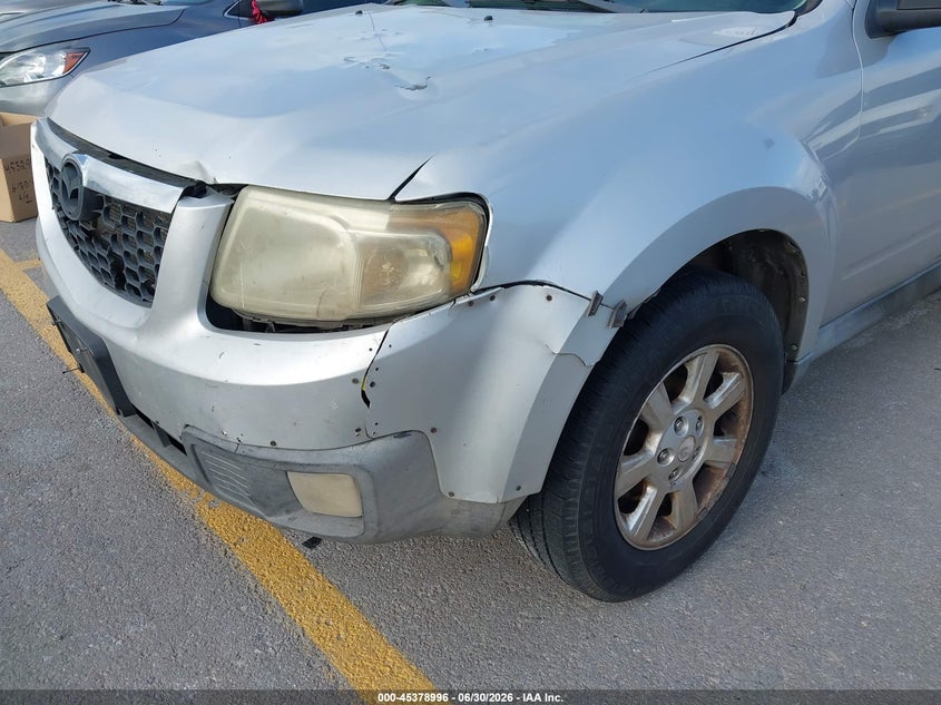 2009 Mazda Tribute VIN 4F2CZ02799KM06373 IAAI salvage auction — FRONT END, Clear (Texas), sold $450 on 2026-07-09 (photo 6)