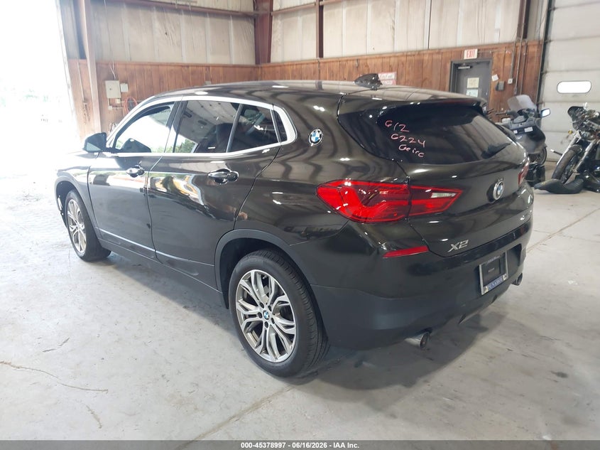 2018 BMW X2 VIN WBXYJ5C35JEF77376 IAAI salvage auction — FRONT END, Mv-907A (New York), sold $25 on 2026-07-29 (photo 3)