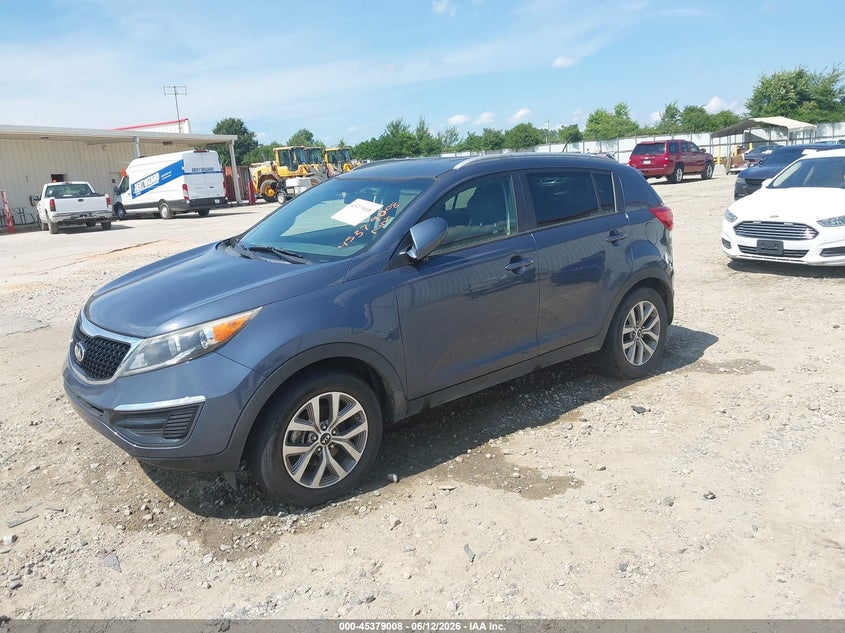 2016 Kia Sportage VIN KNDPB3AC4G7866336 IAAI salvage auction — NORMAL WEAR, Repossession Paperwork (Georgia), sold $2,050 on 2026-07-23 (photo 2)