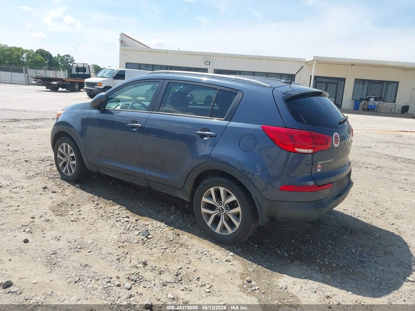 2016 Kia Sportage VIN KNDPB3AC4G7866336 IAAI salvage auction — NORMAL WEAR, Repossession Paperwork (Georgia), sold $2,050 on 2026-07-23 (photo 3)