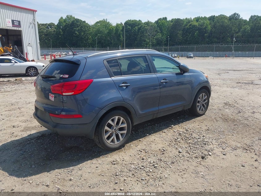 2016 Kia Sportage VIN KNDPB3AC4G7866336 IAAI salvage auction — NORMAL WEAR, Repossession Paperwork (Georgia), sold $2,050 on 2026-07-23 (photo 4)
