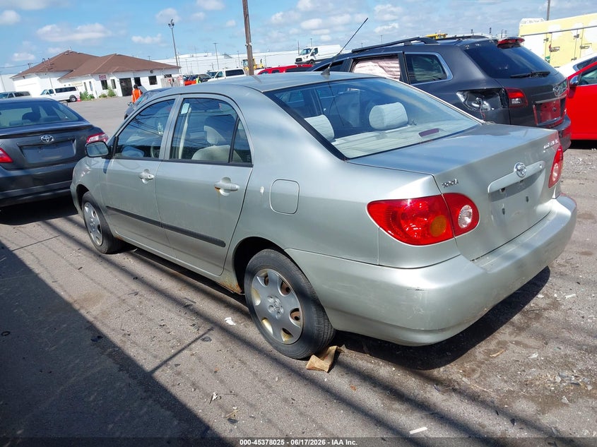 2003 Toyota Corolla VIN JTDBR32E730029301 IAAI salvage auction — NORMAL WEAR, Clear (New York), sold $250 on 2026-07-29 (photo 3)