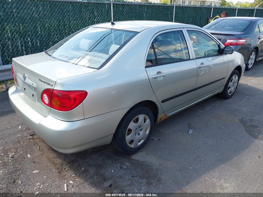 2003 Toyota Corolla VIN JTDBR32E730029301 IAAI salvage auction — NORMAL WEAR, Clear (New York), sold $250 on 2026-07-29 (photo 4)