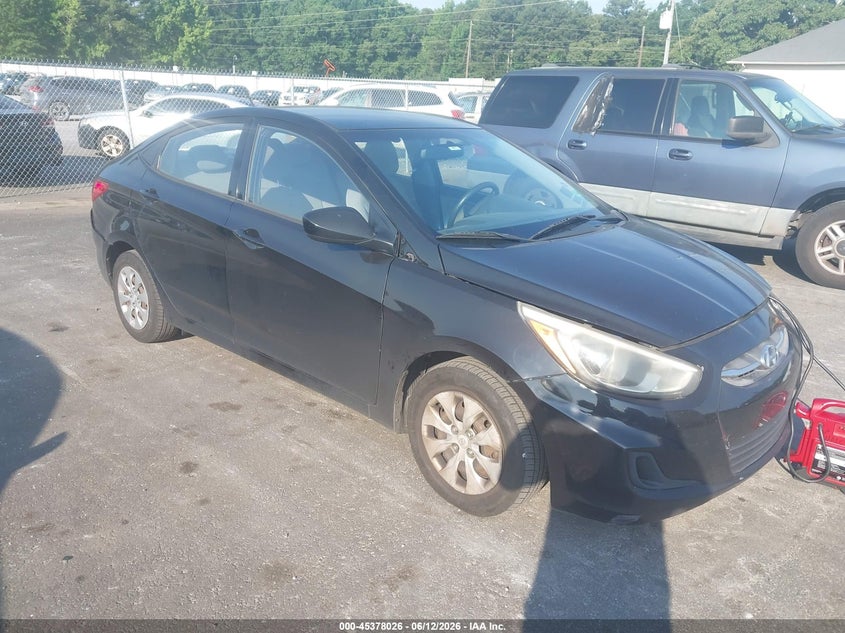 2016 Hyundai Accent VIN KMHCT4AEXGU076250 IAAI salvage auction — NORMAL WEAR, Clear (Kansas), sold $975 on 2026-07-22 (photo 1)