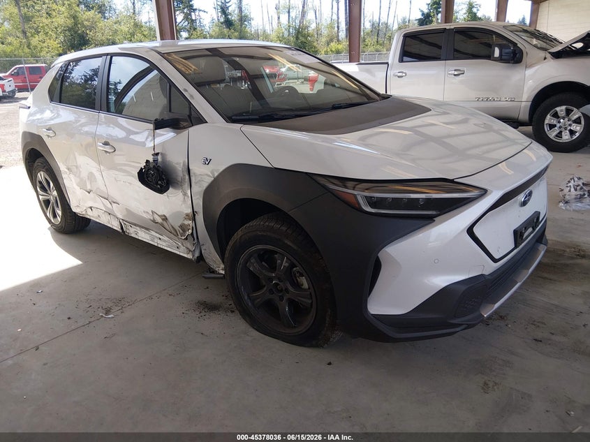 2023 Subaru Solterra VIN JTMABABA2PA023679 IAAI salvage auction — RIGHT SIDE, Bill Of Sale (Washington), sold $7,400 on 2026-07-16 (photo 1)