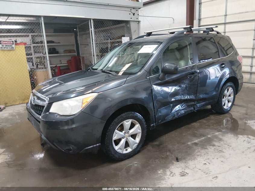 2014 Subaru Forester VIN JF2SJAHC1EH459087 IAAI salvage auction — LEFT SIDE, Salvage (Idaho), sold $1,800 on 2026-07-10 (photo 2)