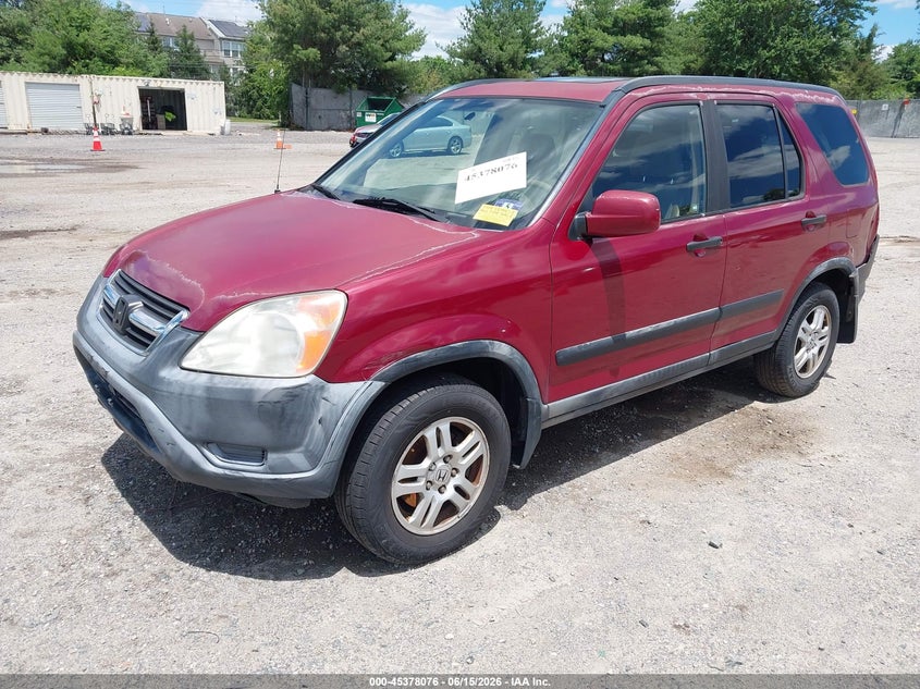 2002 Honda Cr-v VIN JHLRD78892C053735 IAAI salvage auction — NORMAL WEAR, Clear (New Jersey), sold $500 on 2026-07-21 (photo 2)