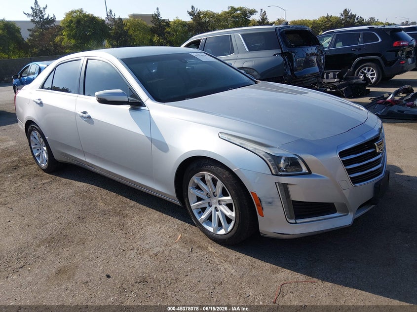 2015 Cadillac Cts VIN 1G6AP5SX0F0104751 IAAI salvage auction — SIDE, Salvage (California), sold $1,300 on 2026-07-12 (photo 1)