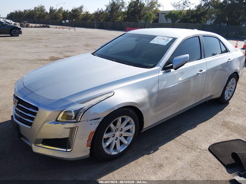 2015 Cadillac Cts VIN 1G6AP5SX0F0104751 IAAI salvage auction — SIDE, Salvage (California), sold $1,300 on 2026-07-12 (photo 6)