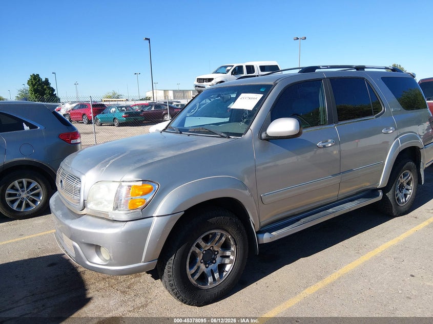 2003 Toyota Sequoia VIN 5TDBT48AX3S160411 IAAI salvage auction — NORMAL WEAR, Clear (Idaho), sold $700 on 2026-07-24 (photo 2)