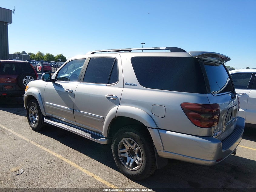2003 Toyota Sequoia VIN 5TDBT48AX3S160411 IAAI salvage auction — NORMAL WEAR, Clear (Idaho), sold $700 on 2026-07-24 (photo 3)