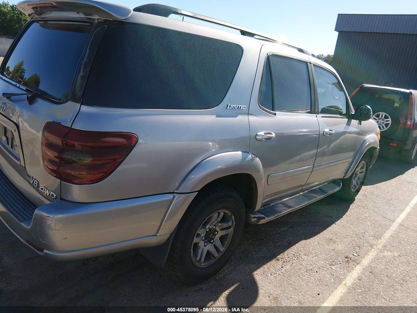 2003 Toyota Sequoia VIN 5TDBT48AX3S160411 IAAI salvage auction — NORMAL WEAR, Clear (Idaho), sold $700 on 2026-07-24 (photo 4)