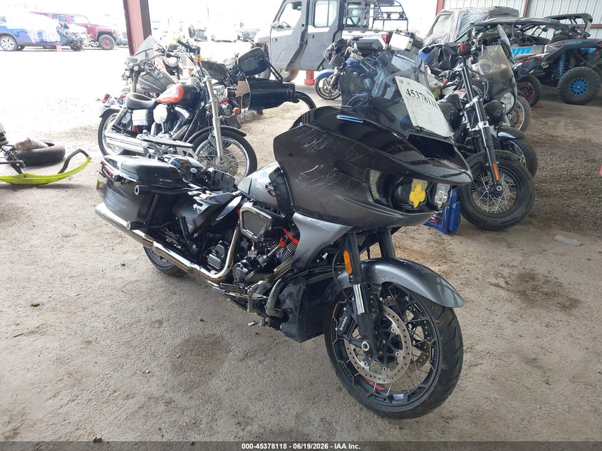 2025 Harley-davidson Road glide VIN 1HD1TC617SB960130 IAAI salvage auction — FRONT END, Bill Of Sale (Washington), sold $15,600 on 2026-07-14 (photo 1)