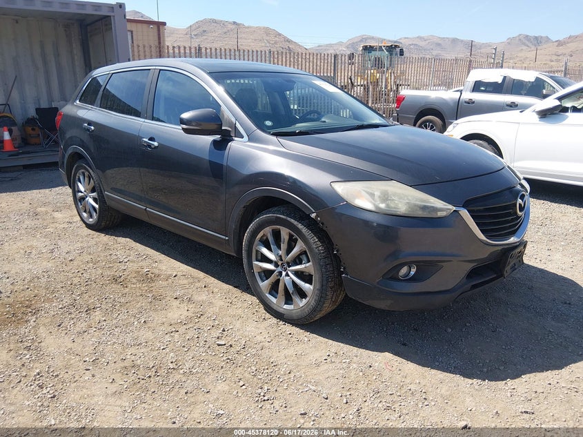 2014 Mazda Cx-9 VIN JM3TB3DA8E0437383 IAAI salvage auction — LEFT SIDE, Salvage (Nevada), sold $900 on 2026-07-31 (photo 1)