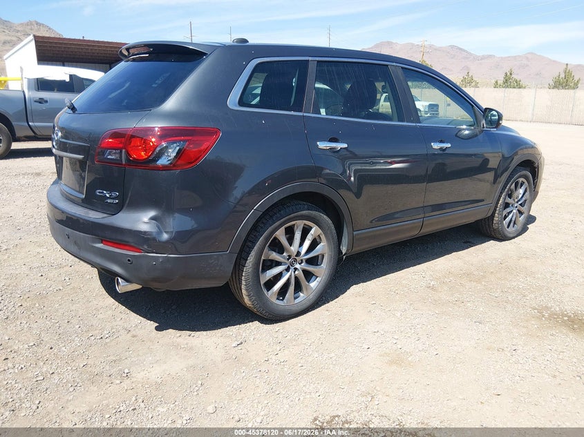 2014 Mazda Cx-9 VIN JM3TB3DA8E0437383 IAAI salvage auction — LEFT SIDE, Salvage (Nevada), sold $900 on 2026-07-31 (photo 4)