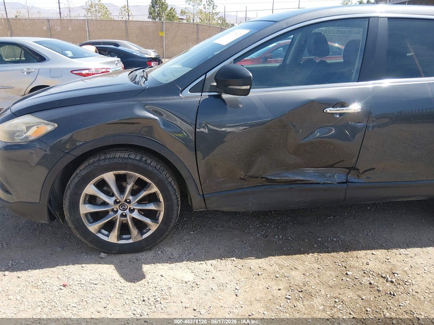 2014 Mazda Cx-9 VIN JM3TB3DA8E0437383 IAAI salvage auction — LEFT SIDE, Salvage (Nevada), sold $900 on 2026-07-31 (photo 6)