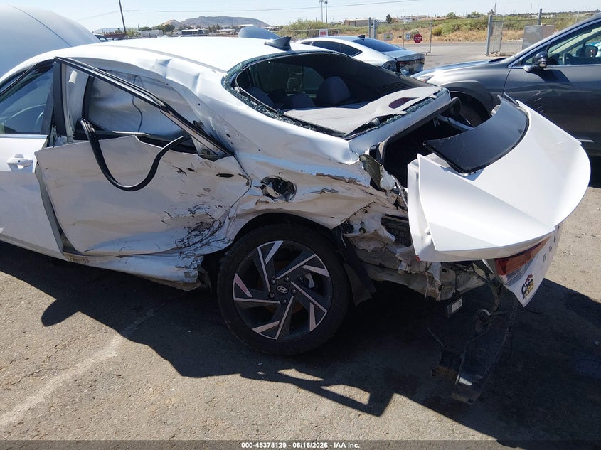 2024 Hyundai Elantra VIN KMHLS4DG3RU718259 IAAI salvage auction — LEFT REAR, Salvage (New Mexico), sold $1,150 on 2026-08-21 (photo 6)