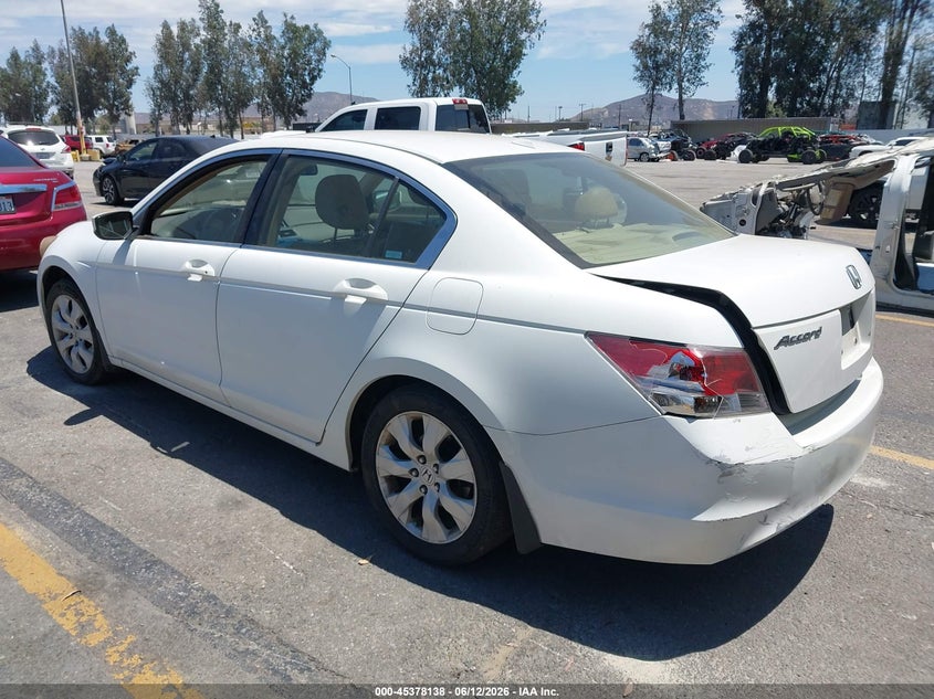 2008 Honda Accord VIN JHMCP26838C042799 IAAI salvage auction — REAR END, Salvage (California), sold $25 on 2026-07-21 (photo 3)