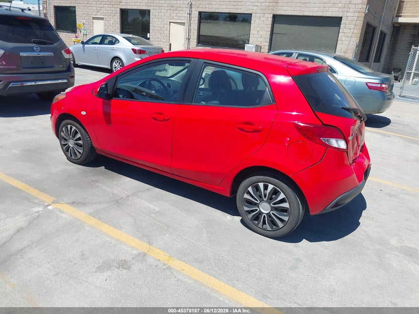 2014 Mazda 2 VIN JM1DE1KZ7E0171677 IAAI salvage auction — REAR END, Salvage (California), sold $1,375 on 2026-07-06 (photo 3)