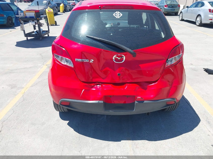 2014 Mazda 2 VIN JM1DE1KZ7E0171677 IAAI salvage auction — REAR END, Salvage (California), sold $1,375 on 2026-07-06 (photo 6)