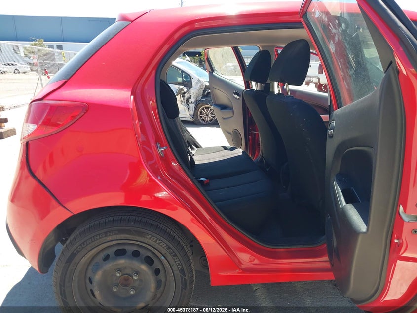2014 Mazda 2 VIN JM1DE1KZ7E0171677 IAAI salvage auction — REAR END, Salvage (California), sold $1,375 on 2026-07-06 (photo 8)