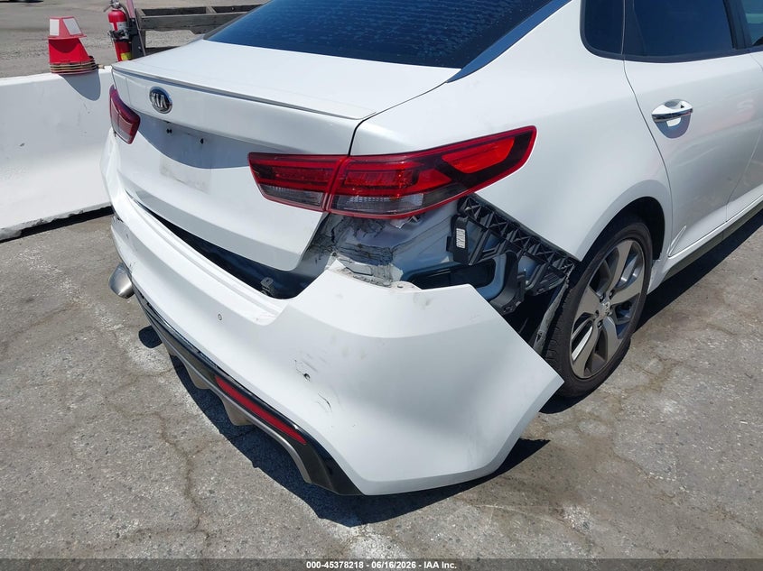 2019 Kia Optima VIN 5XXGT4L3XKG318065 IAAI salvage auction — REAR END, Salvage (California), sold $3,150 on 2026-07-16 (photo 6)