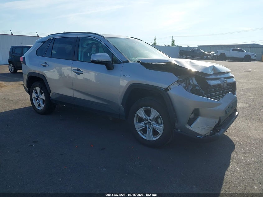 2021 Toyota Rav 4 VIN 4T3RWRFV9MU038454 IAAI salvage auction — FRONT END, Salvage (California), sold $9,800 on 2026-07-18 (photo 1)