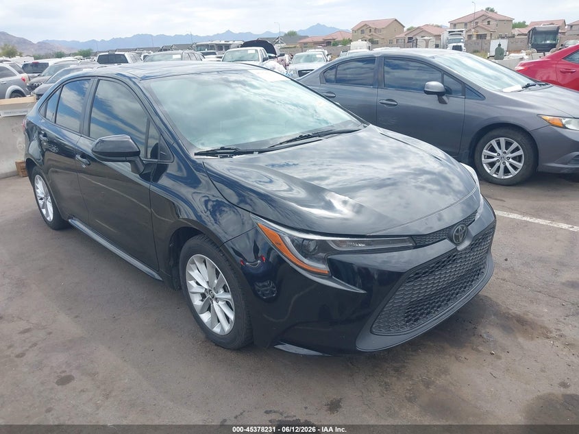 2020 Toyota Corolla VIN JTDHPRAE1LJ096670 IAAI salvage auction — REAR END, Salvage Title, sold $3,950 on 2026-07-28 (photo 1)