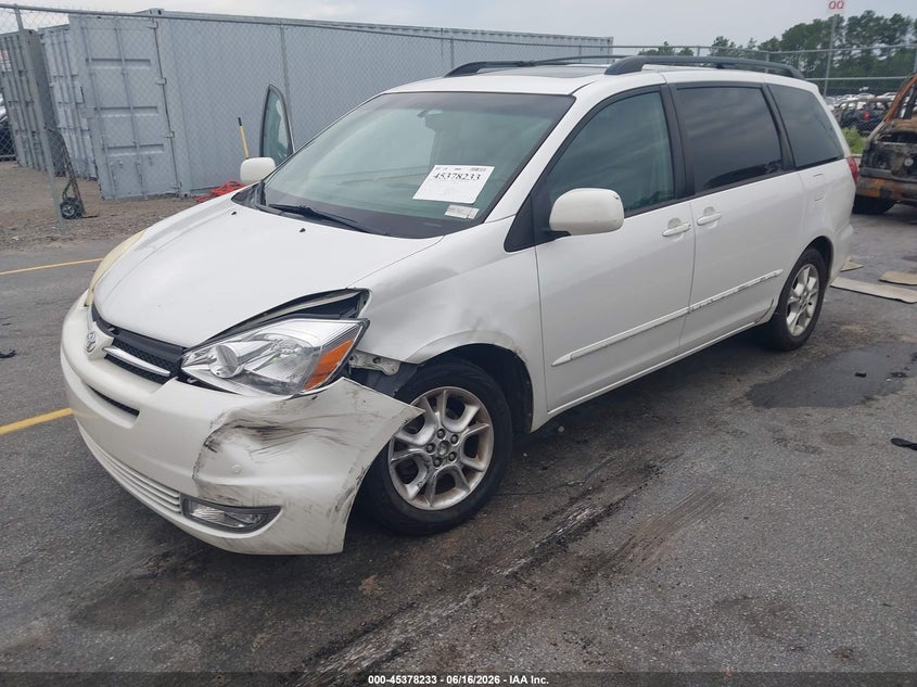 2005 Toyota Sienna VIN 5TDZA22C15S241979 IAAI salvage auction — LEFT FRONT, Salvage (South Carolina), sold $775 on 2026-07-22 (photo 2)