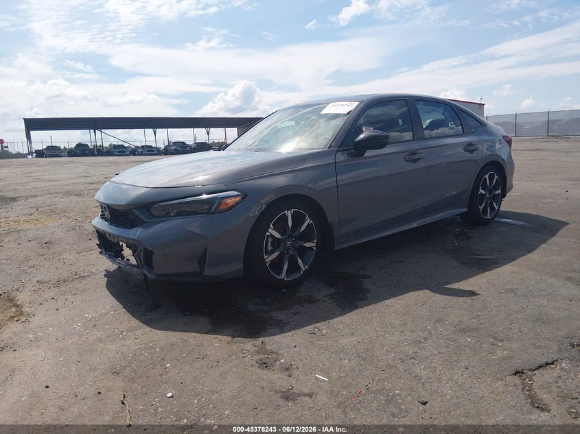 2026 Honda Civic VIN 2HGFE4F8XTH338572 IAAI salvage auction — RIGHT SIDE, Salvage Title, sold $7,500 on 2026-08-21 (photo 2)