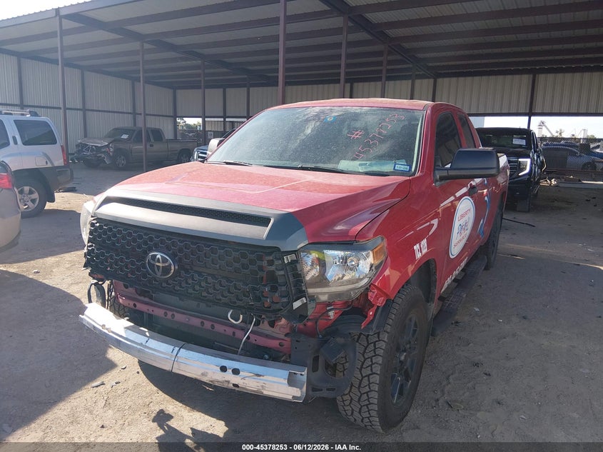 2021 Toyota Tundra VIN 5TFRY5F17MX274502 IAAI salvage auction — FRONT END, Original (Texas), sold $13,300 on 2026-07-14 (photo 2)