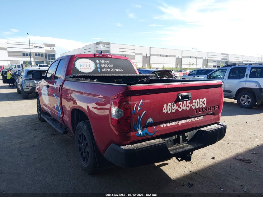 2021 Toyota Tundra VIN 5TFRY5F17MX274502 IAAI salvage auction — FRONT END, Original (Texas), sold $13,300 on 2026-07-14 (photo 3)