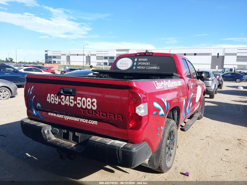 2021 Toyota Tundra VIN 5TFRY5F17MX274502 IAAI salvage auction — FRONT END, Original (Texas), sold $13,300 on 2026-07-14 (photo 4)