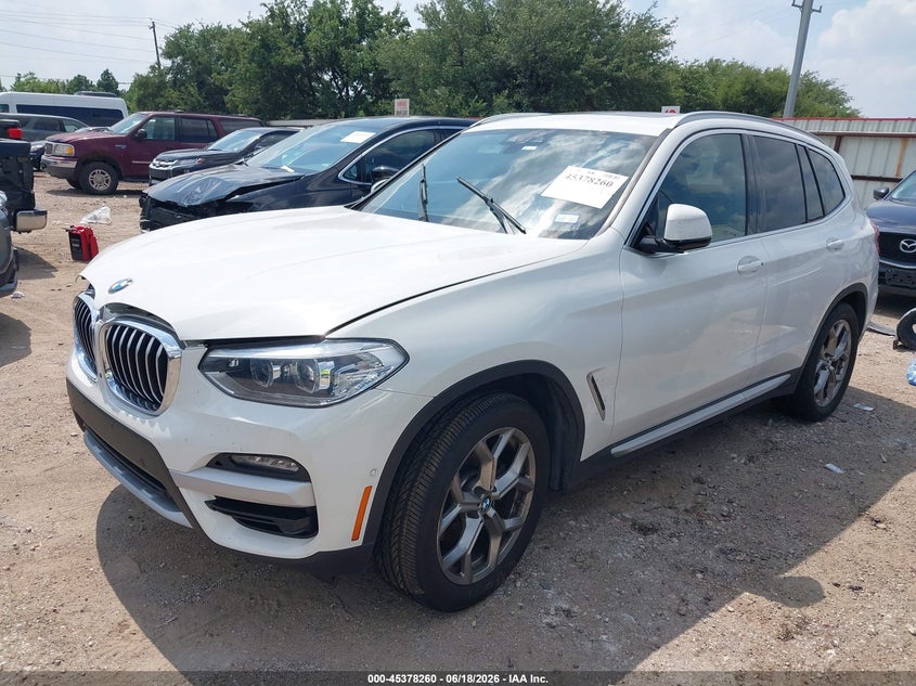 2020 BMW X3 VIN 5UXTY3C06L9C60696 IAAI salvage auction — SIDE, Salvage (Texas), sold $6,250 on 2026-07-16 (photo 2)
