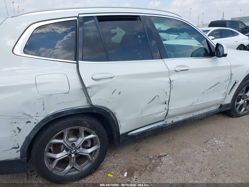 2020 BMW X3 VIN 5UXTY3C06L9C60696 IAAI salvage auction — SIDE, Salvage (Texas), sold $6,250 on 2026-07-16 (photo 6)