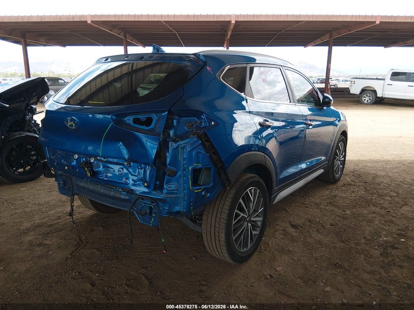 2019 Hyundai Tucson VIN KM8J33AL1KU976978 IAAI salvage auction — FRONT & REAR, Salvage (Arizona), sold $5,000 on 2026-07-14 (photo 4)