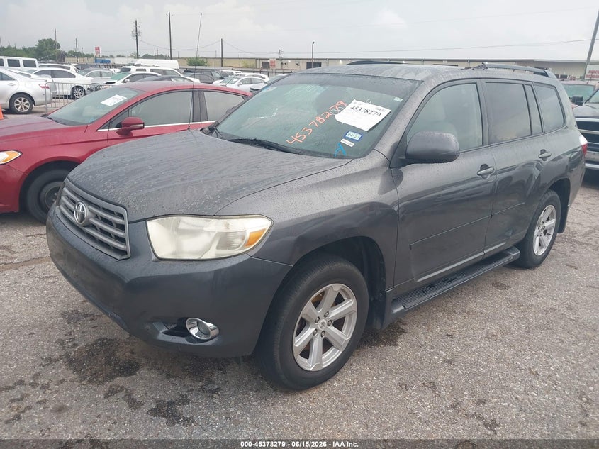 2010 Toyota Highlander VIN 5TDZA3EH8AS004476 IAAI salvage auction — RIGHT FRONT, Original (Texas), sold $2,200 on 2026-07-15 (photo 2)