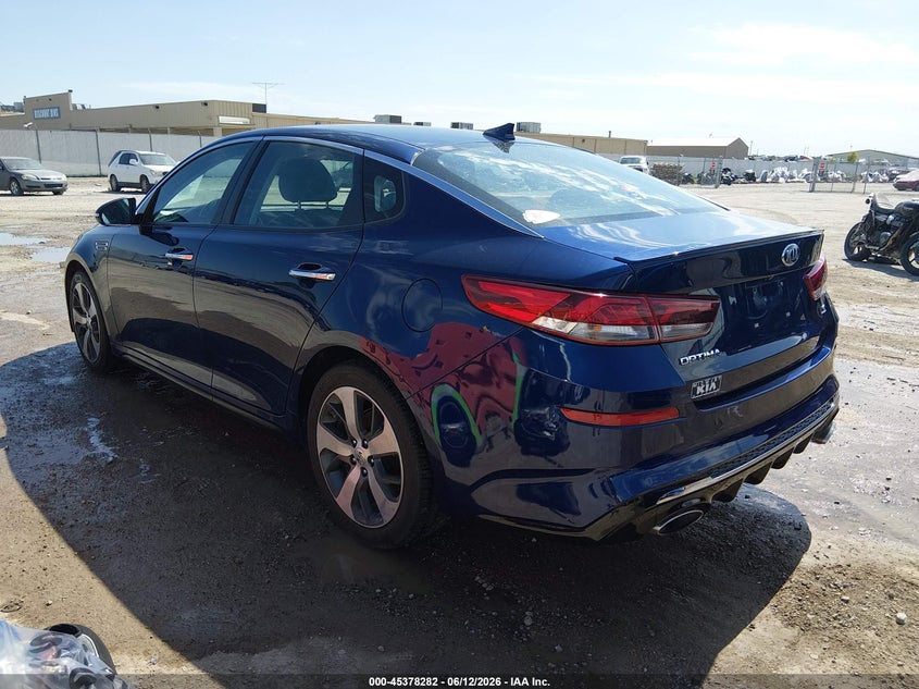 2020 Kia Optima VIN 5XXGT4L31LG404947 IAAI salvage auction — SIDE, Salvage Title, sold $25 on 2026-07-31 (photo 3)