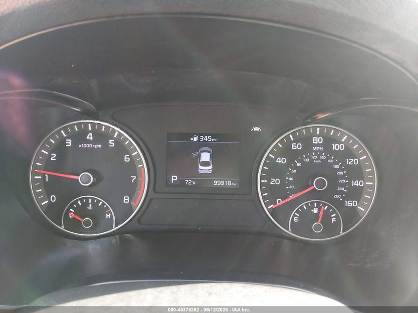 2020 Kia Optima VIN 5XXGT4L31LG404947 IAAI salvage auction — SIDE, Salvage Title, sold $25 on 2026-07-31 (photo 7)
