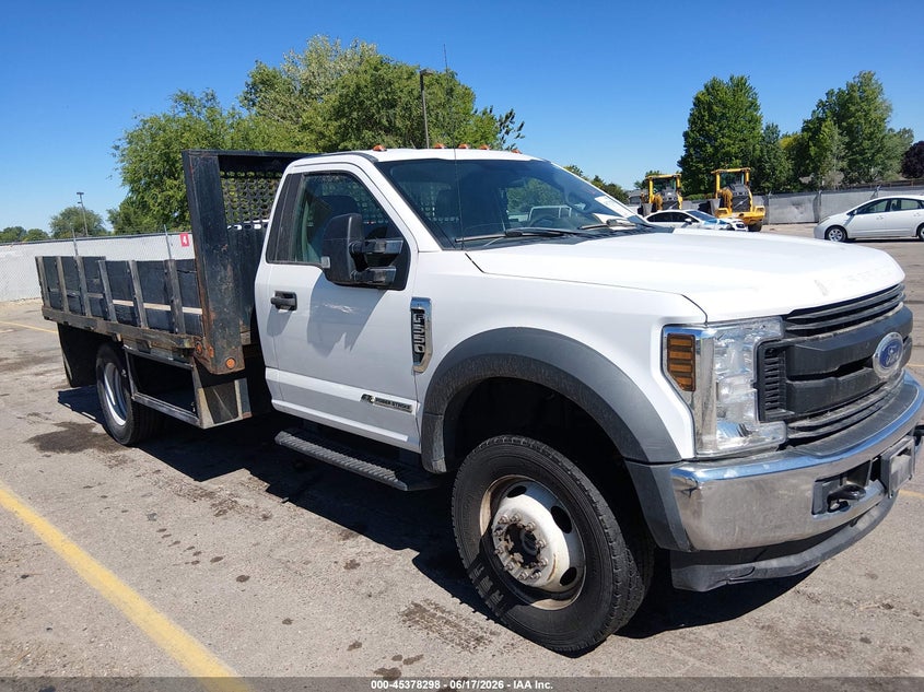 2019 Ford F-550 chassis VIN 1FDUF5HT5KEG74691 IAAI salvage auction — ALL OVER, Clear (Idaho), sold $8,050 on 2026-08-05 (photo 1)
